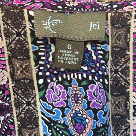 Anthropology Fei Silk Tunic - small - Picture 4 of 8